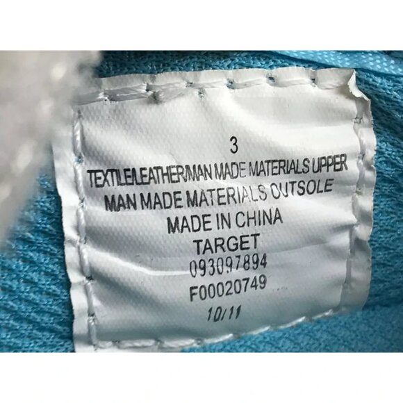 Xhilaration Girls Aqua Round Toe‎ Casual Mary Jane Shoes Size Size US 3 - Picture 9 of 10